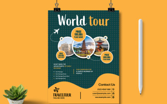 Travel Poster Template Layout