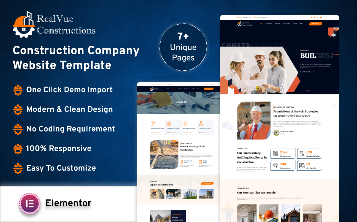 Template #381276 Construction Kit Webdesign Template - Logo template Preview