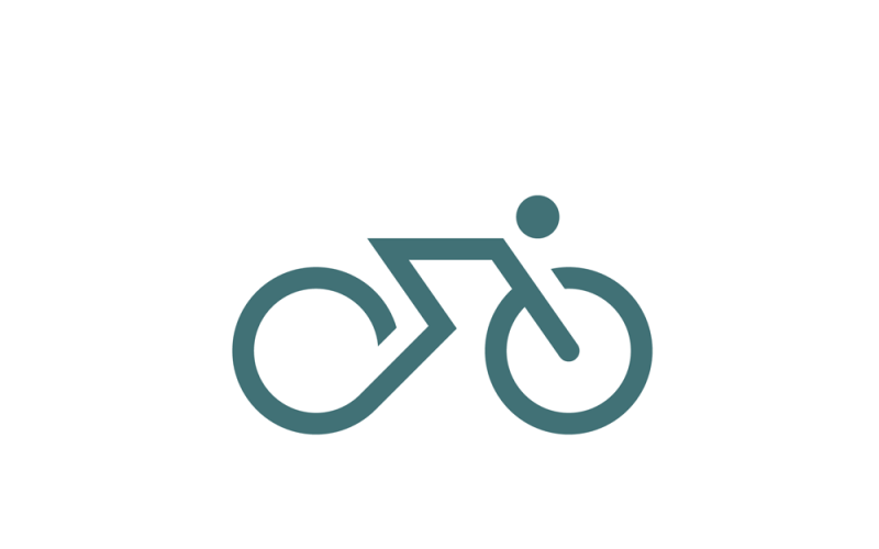 Bicycle logo design template Logo Template