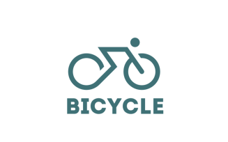 Bicycle logo design template
