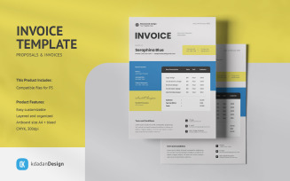 Invoice PSD Design Template Voll 01