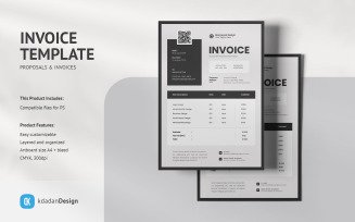 Invoice PSD Design Template Voll 02