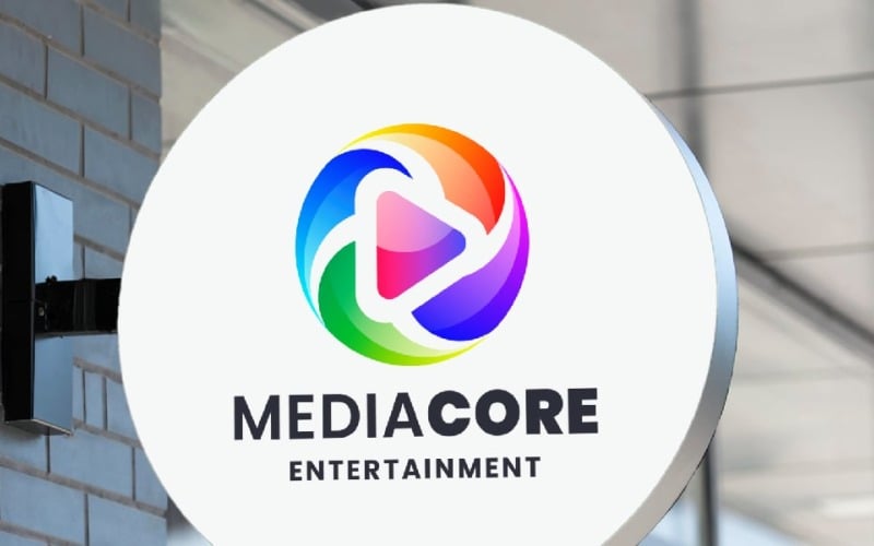 Media Core Logo Pro Template Logo Template