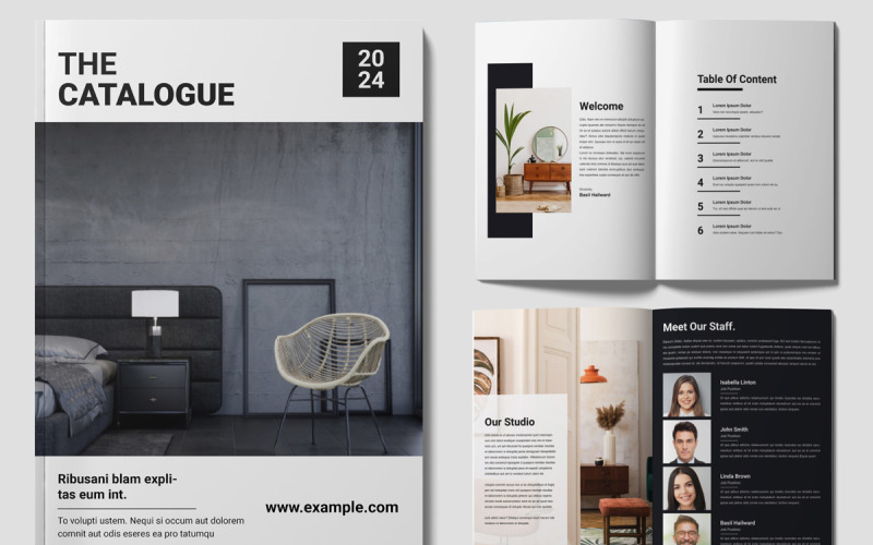 Product Catalog Template Layout Corporate Identity