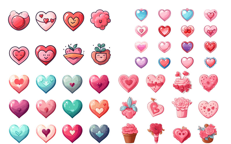 Valentines Day Sublimation PNG Clipart Illustration