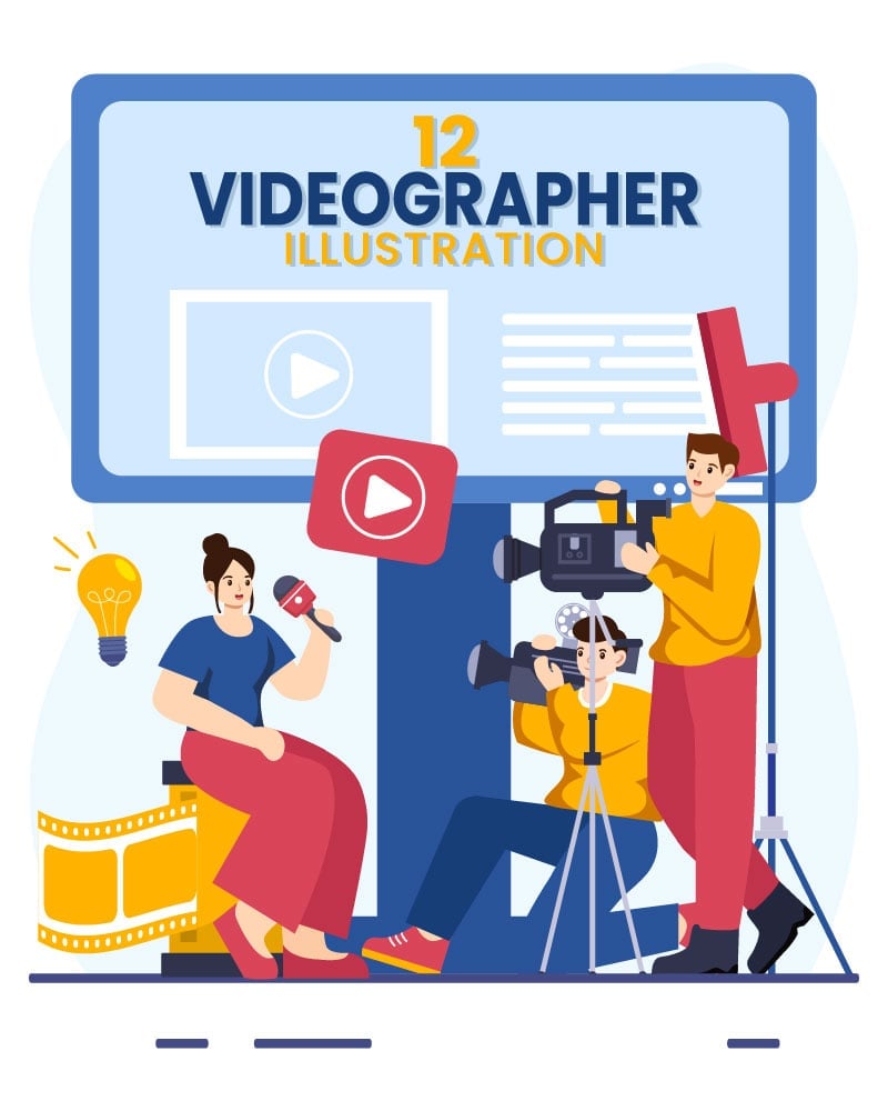 Kit Graphique #381312 Vidographer Camra Divers Modles Web - Logo template Preview