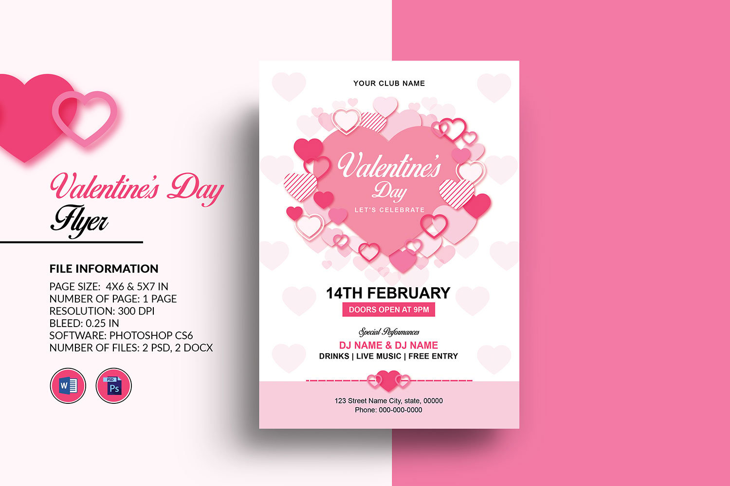 Kit Graphique #381390 Valentines Invite Divers Modles Web - Logo template Preview