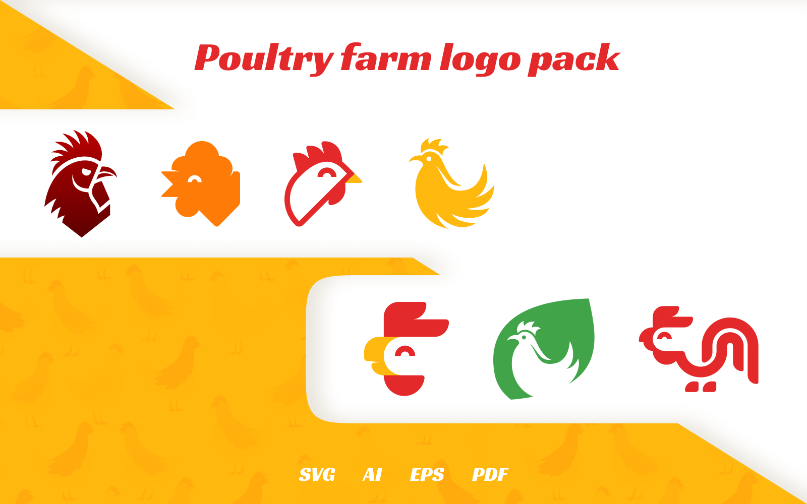 Poultry Farm Logo Template – MasterBundles