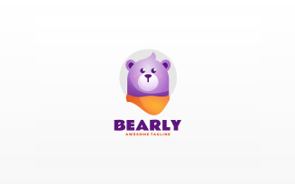 Bear Gradient Colorful Logo