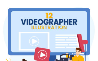 12 Videographer Illustration