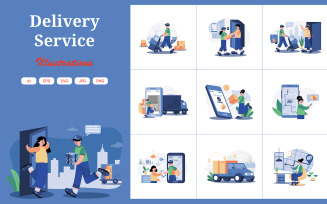 M481_Parcel Delivery Service Illustrations