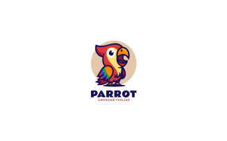 Parrot Simple Mascot Logo 3