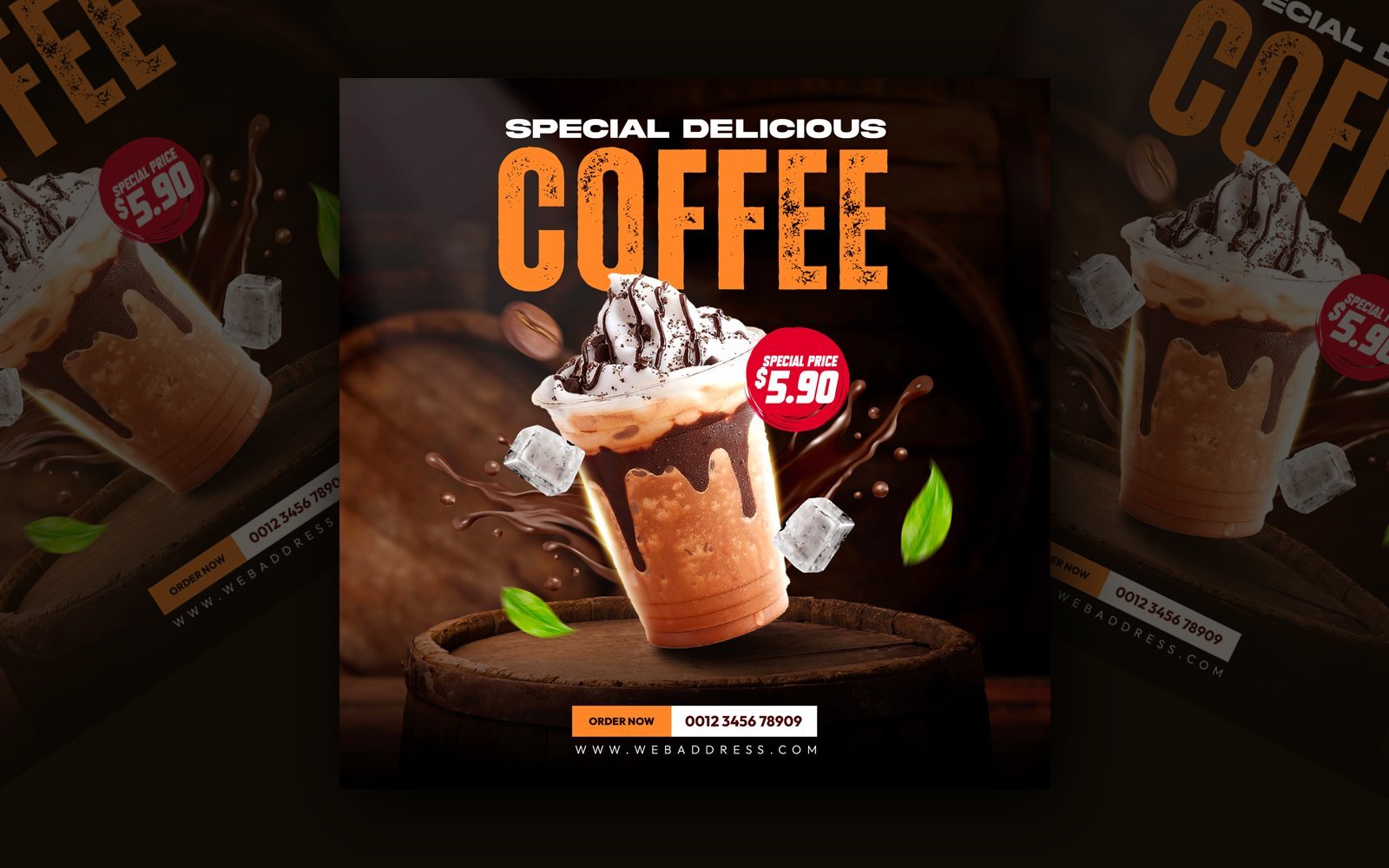 Template #381404 Food Social Webdesign Template - Logo template Preview