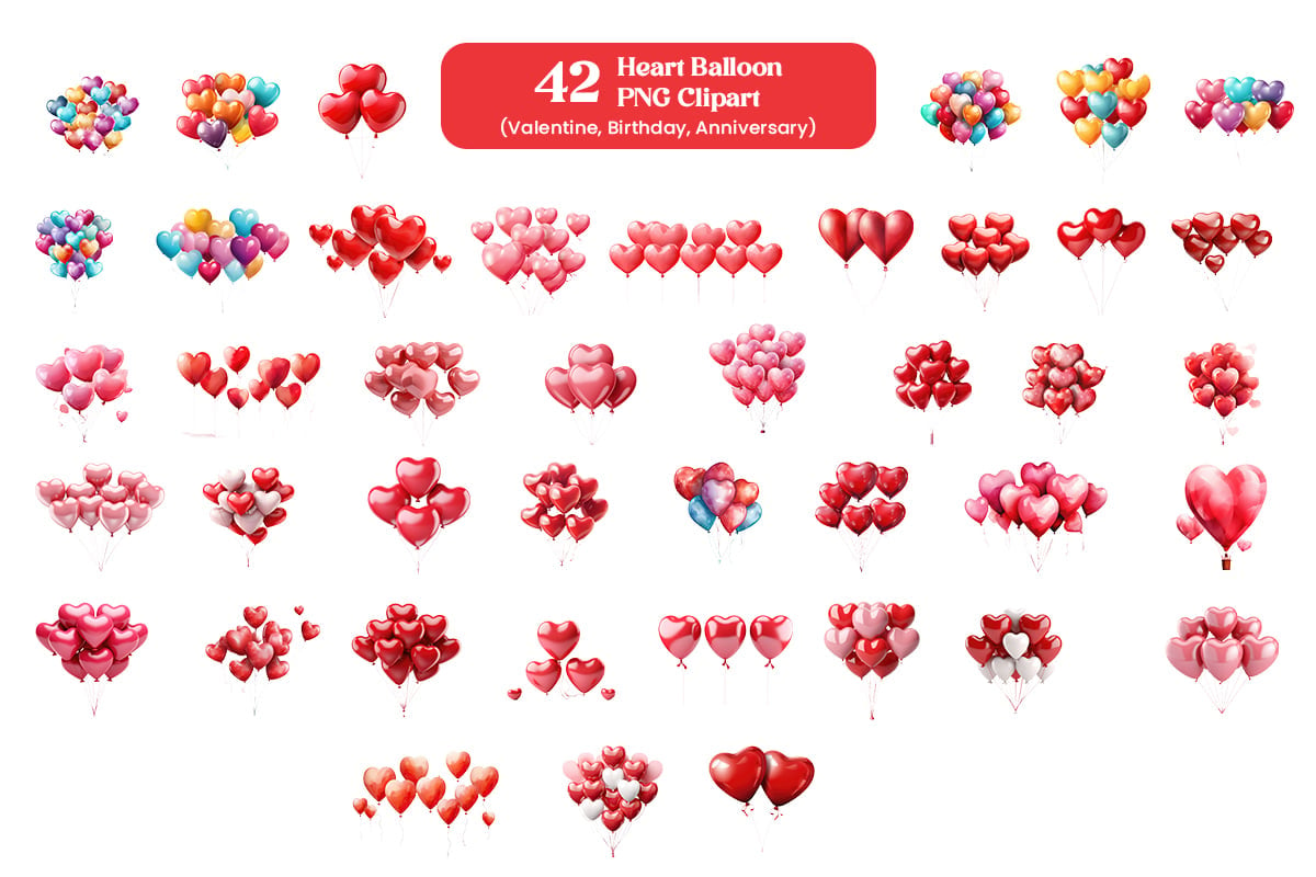 Kit Graphique #381408 Balloon Valentine Divers Modles Web - Logo template Preview