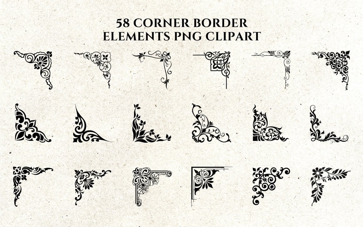 Kit Graphique #381532 Corner Border Divers Modles Web - Logo template Preview