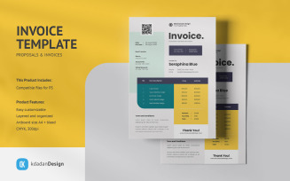 Invoice PSD Design Template Vol 012