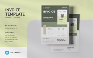 Invoice PSD Design Template Vol 04