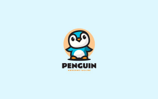 Penguin Mascot Cartoon Logo 3