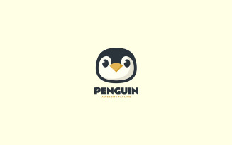 Penguin Simple Mascot Logo 3