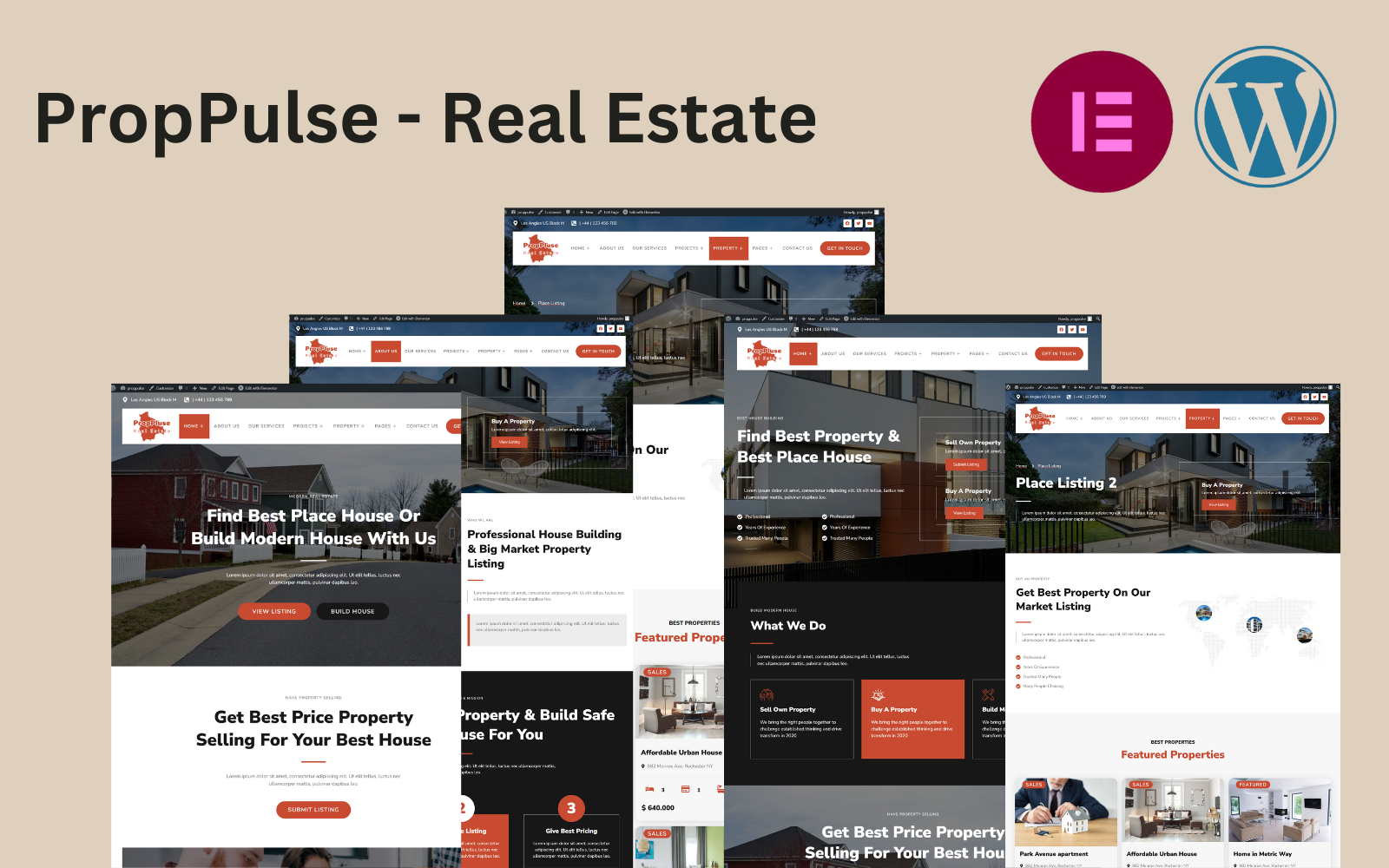 PropPulse  - Real Estate WordPress Theme