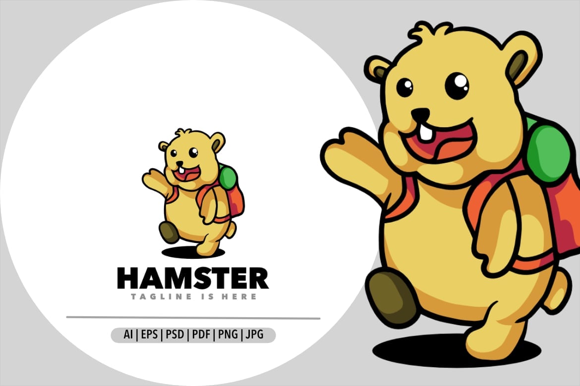 Kit Graphique #381618 Hamster Mignon Divers Modles Web - Logo template Preview