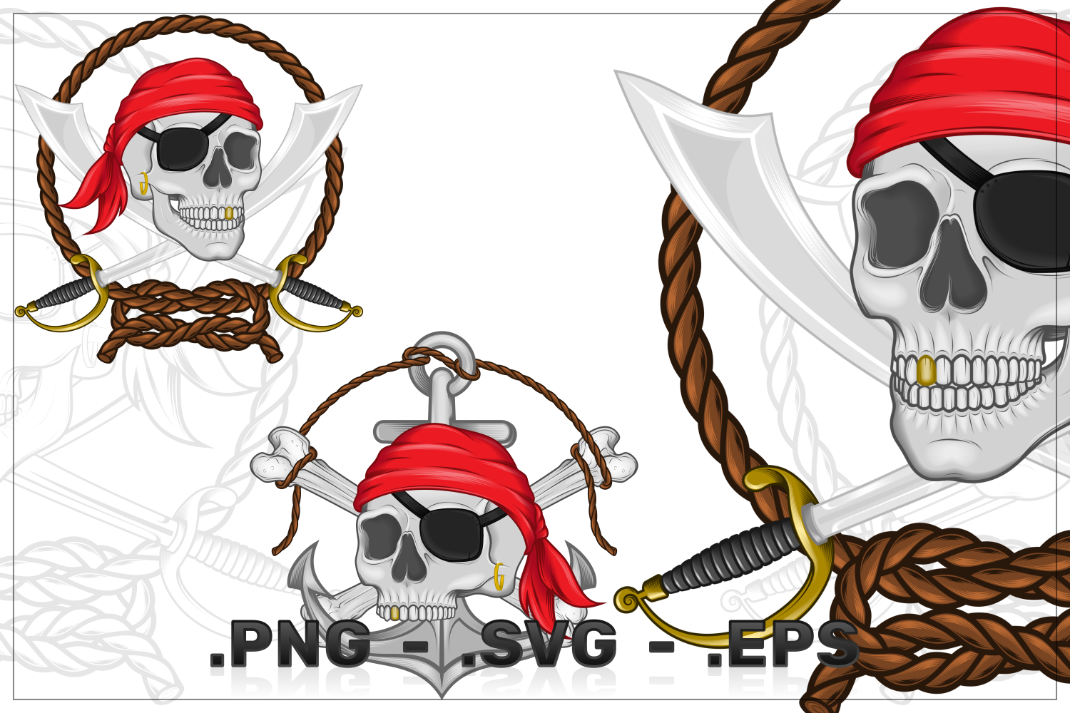 Kit Graphique #381649 Vector Pirates Divers Modles Web - Logo template Preview