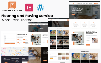 Flooring and Paving Services WordPress Theme