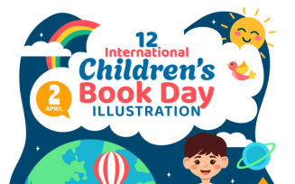 12 International Children Book Day Illustration