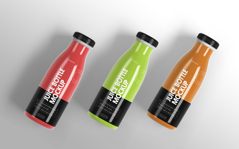Juice Bottle Mockup Vol 08 Product Mockup