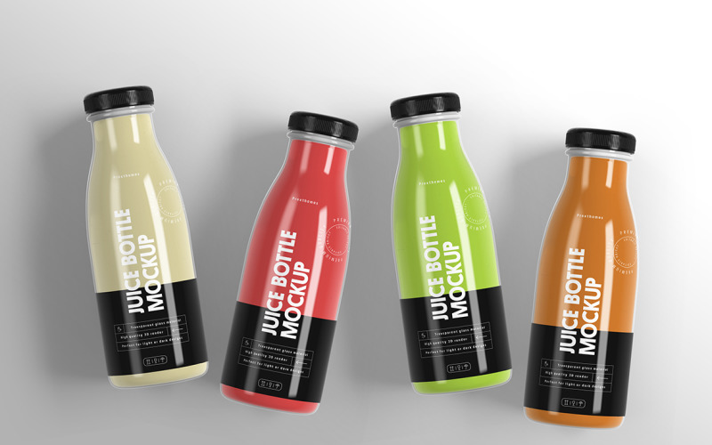 Juice Bottle Mockup Vol 09 Product Mockup