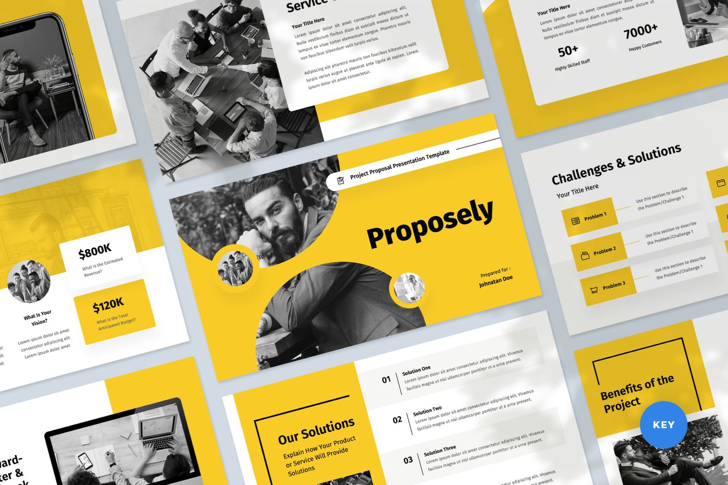 Proposely - Project Proposal Presentation Keynote Template