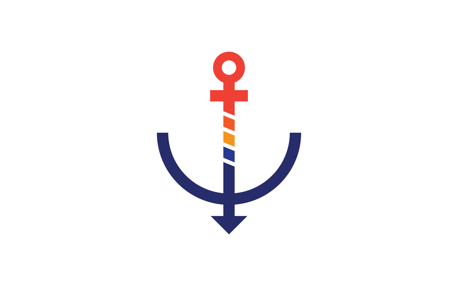Anchor icon Logo Template