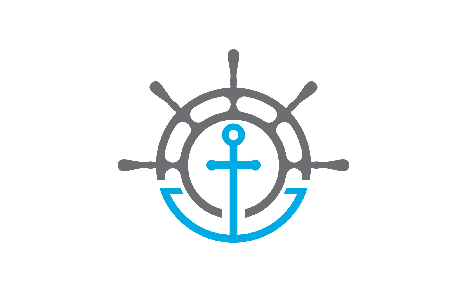 Anchor Logo vector icon template