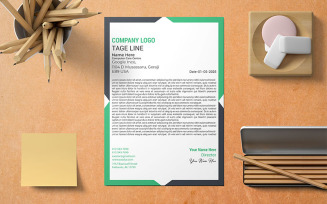 Corporate Minimal Business Letterhead_S_180