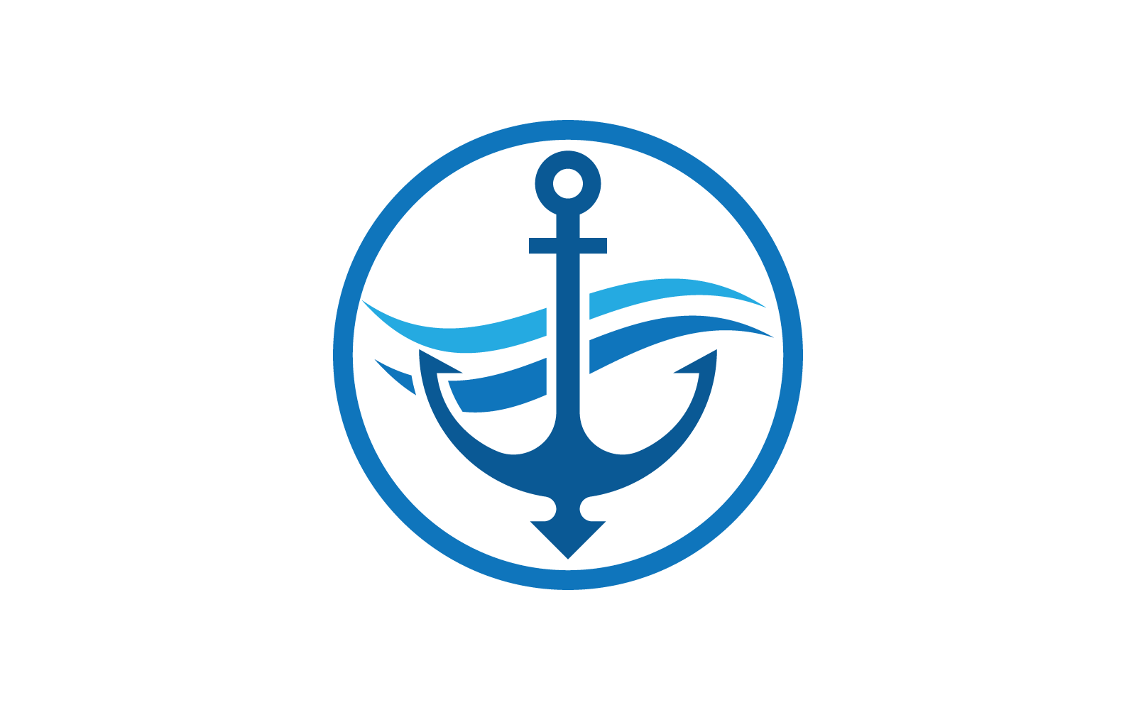 Иллюстрация логотипа якоря