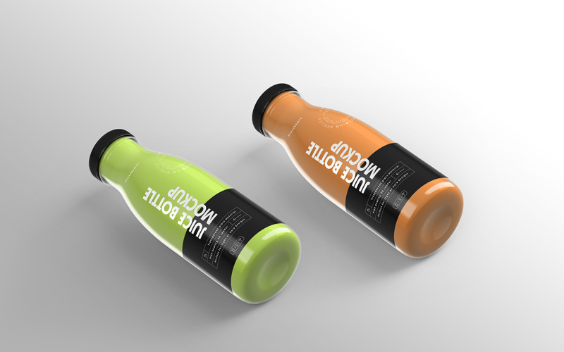 Juice Bottle Mockup Vol 14 Product Mockup