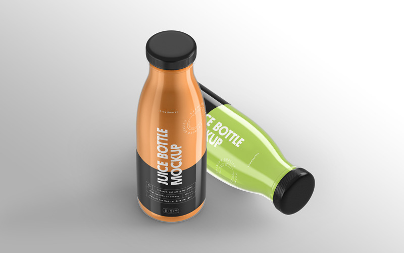 Juice Bottle Mockup Vol 18 Product Mockup