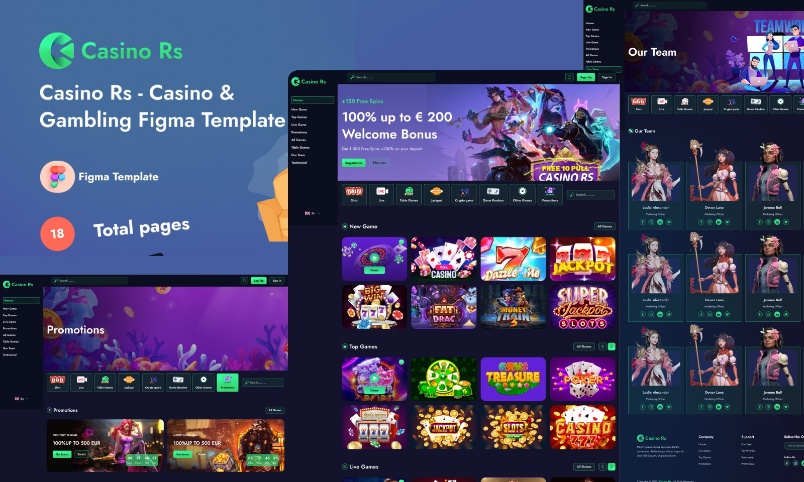 Kit Graphique #381819 Gambling Gaming Divers Modles Web - Logo template Preview
