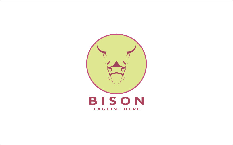 Bison Logo Design Template V7 Logo Template