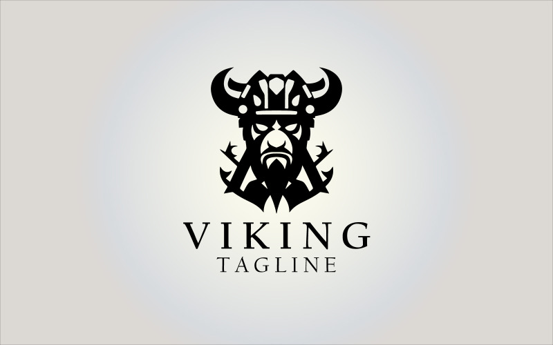 Viking Logo Design Vector Template V1 Logo Template