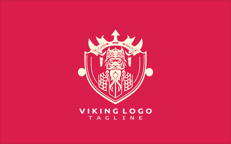 Viking Logo Design Vector Template V3 Logo Template