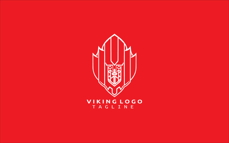 Viking Logo Design Vector Template V5 Logo Template