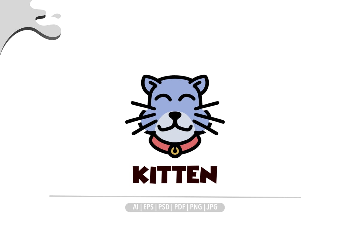 Template #381957 Meow Kitten Webdesign Template - Logo template Preview