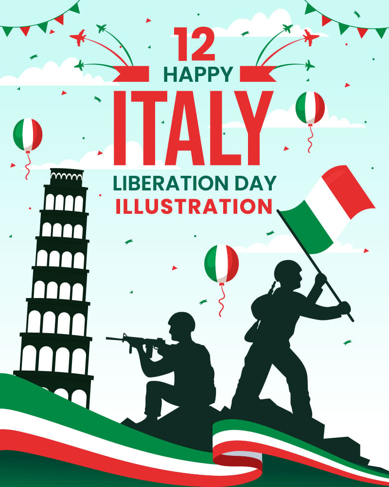 Kit Graphique #381993 Italy Liberation Divers Modles Web - Logo template Preview