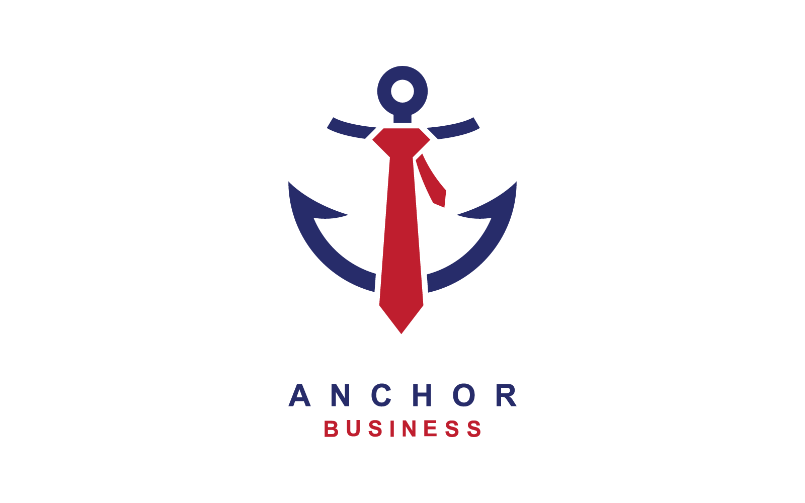 Anchor Logo illustration template