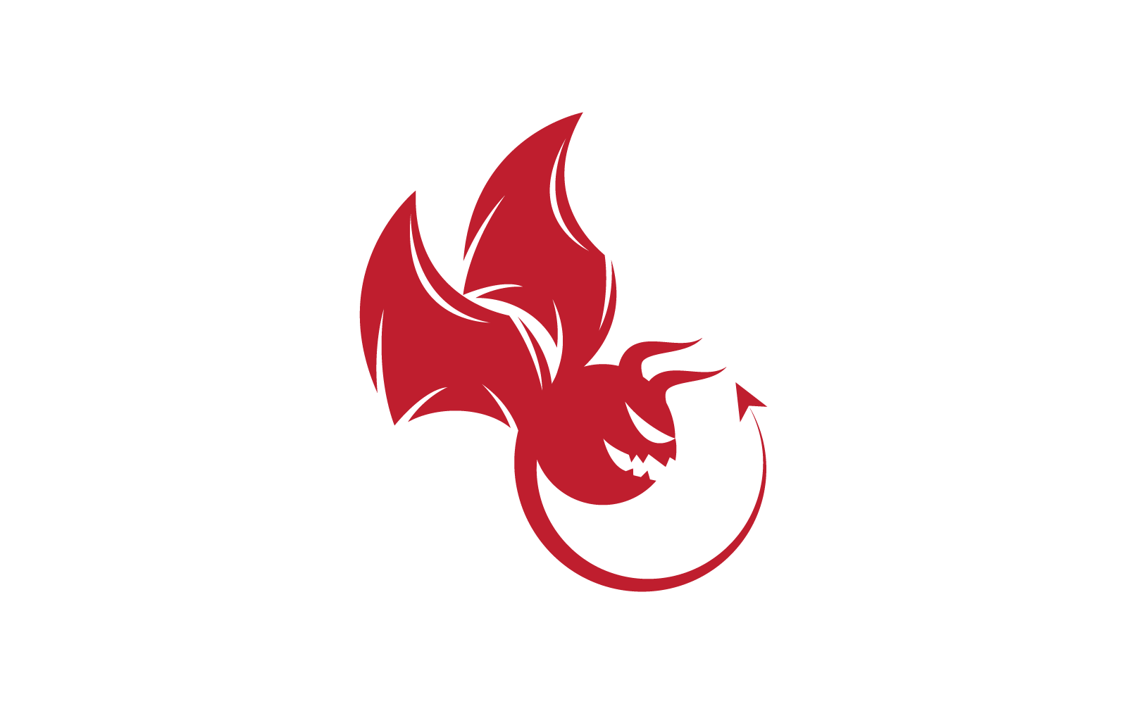 Devil logo ilustration vector design Logo Template