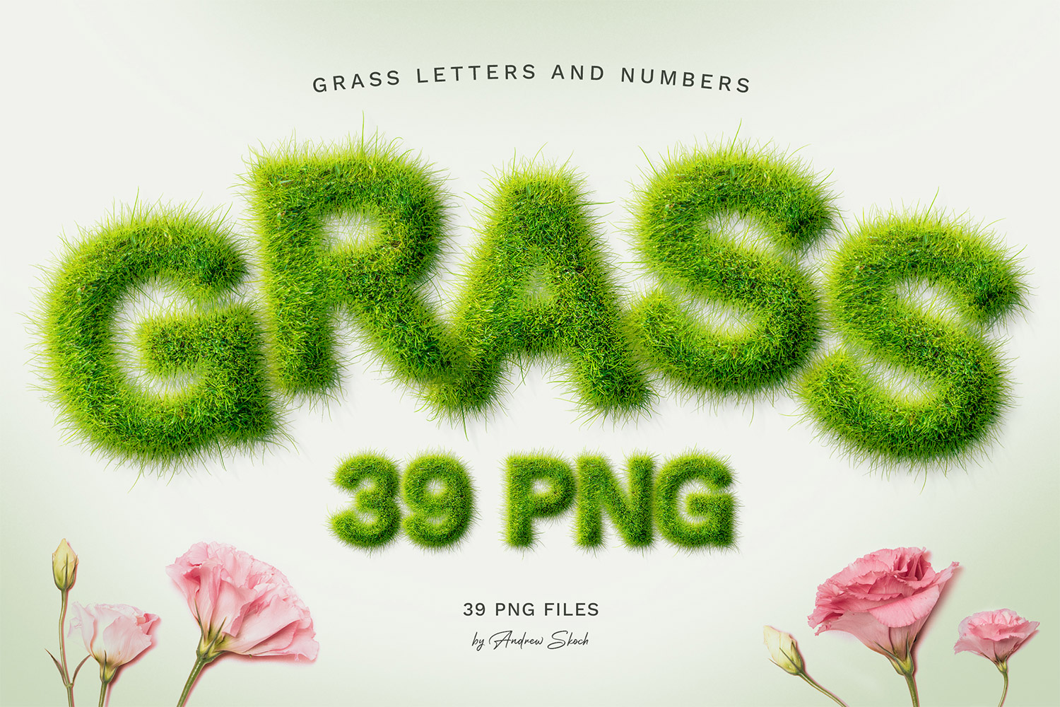 Template #382043 Letters Grass Webdesign Template - Logo template Preview