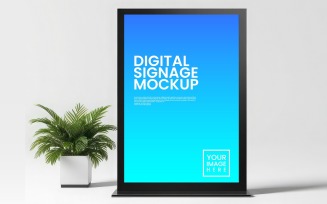 Digital Sign mockup Template V12