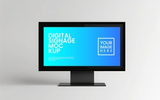Digital Sign mockup Template V1