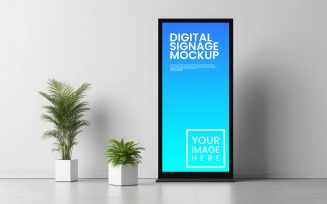 Digital Sign mockup Template v6